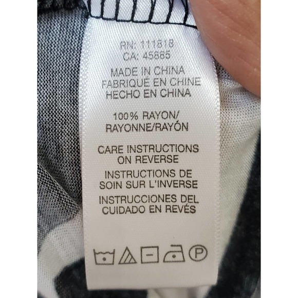 Michael Kors Women's Multicolor Rayon V-Neck Sleeveless Casual Top Blouse Small - Picture 9 of 12